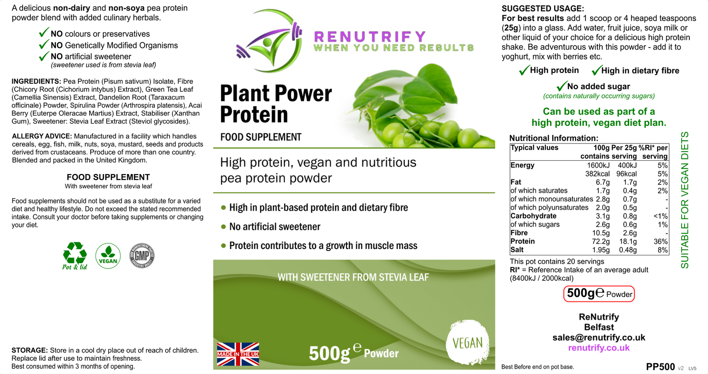 Plant Power Protein